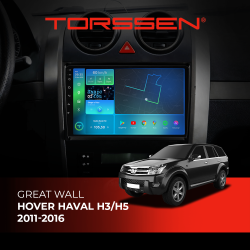 Штатная магнитола Torssen Great Wall Hover Haval H3/H5 2011-2016 F98256 4G Carplay DSP