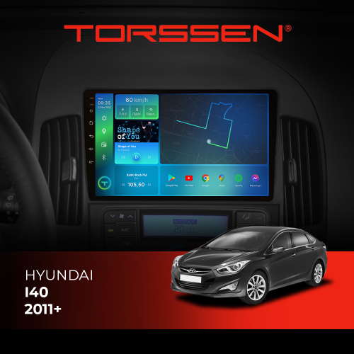Штатная магнитола Torssen Hyundai i40 2011+ F98256 4G Carplay DSP