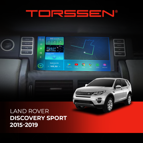 Штатная магнитола Torssen Land Rover Discovery Sport 2015-2019 F9464 4G Carplay DSP