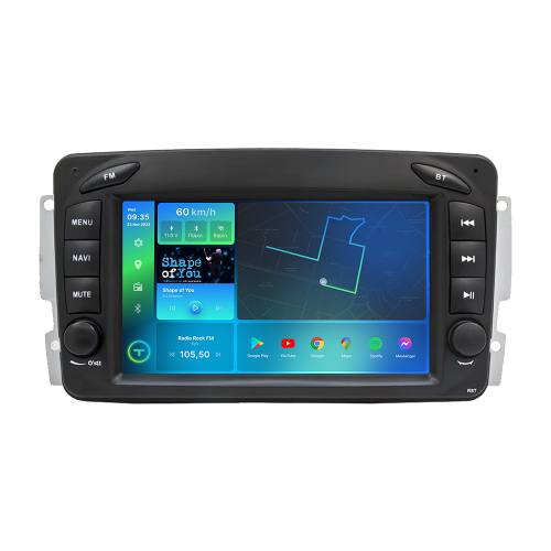 Штатна магнітола Torssen Mercedes C-class W203/W209 F7432 4G Carplay DSP 7''