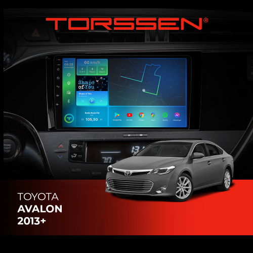 Штатна магнітола Torssen Toyota Avalon 2013+ FL9 4+64Gb 4G Carplay DSP