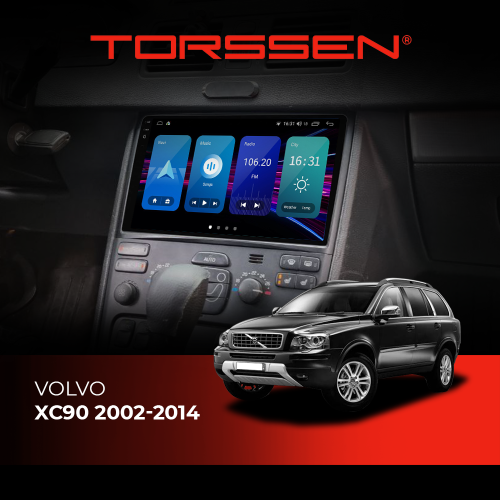 Штатна магнітола Torssen Volvo XC90 02-14 NF10 Carplay
