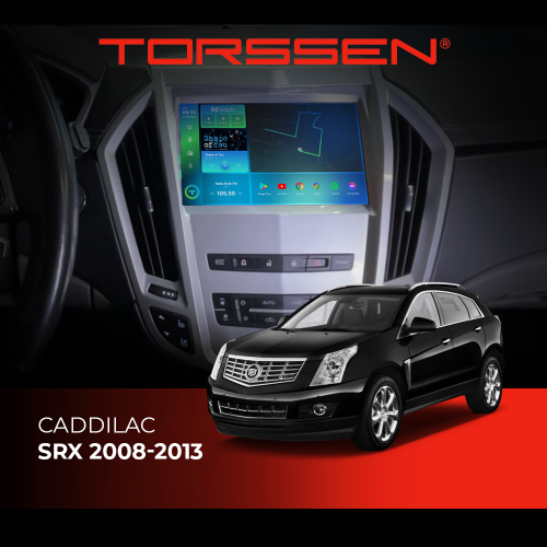 Штатна магнітола Torssen Cadillac SRX 2008-2013 FL9 4+64Gb 4G Carplay DSP