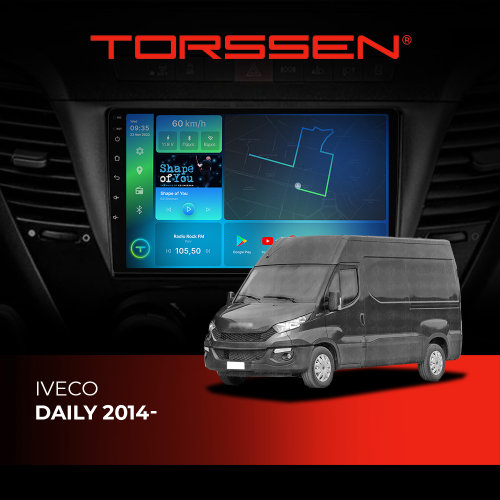 Штатна магнітола Torssen Iveco Daily 2014- F98256 4G Carplay