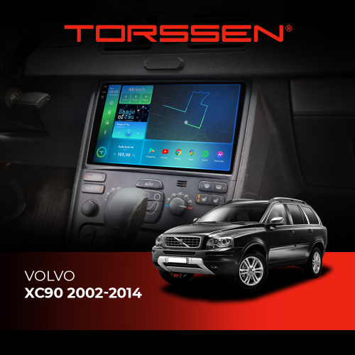 Штатна магнітола Torssen Volvo XC90 02-14 F108256 4G Carplay DSP