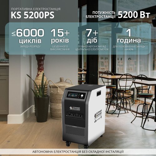 Портативная электростанция KS 5200PS