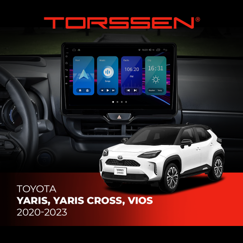 Штатная магнитола Torssen Toyota Yaris,Yaris Cross,Vios 2020-2023 NF10