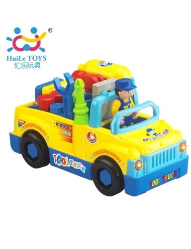 Игрушка-конструктор Huile Toys Машинка с инструментами (789)