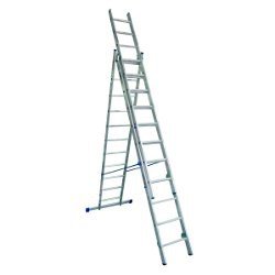 Лестница алюминиевая 3-х секционная Elkop VHR Hobby 3x10