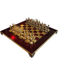 Шахматы Manopoulos "Титаны" 36х36 см (красные) S6RED