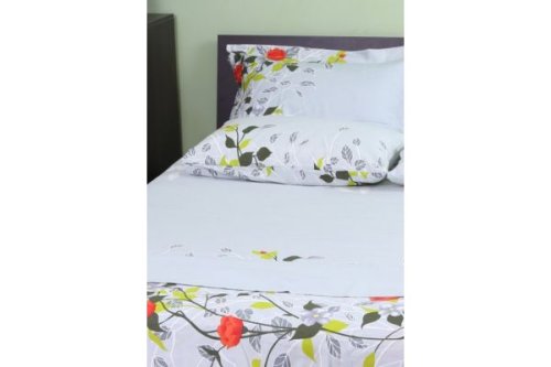 Комплект постільної білизни Becker Вlossom двоспальний сатин HL88010106