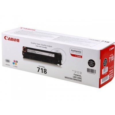 Картридж Canon 718 LBP-7200/7210/7660/7680/8330/ 8340/8350/8360/8380/8540/8550/8580 Black