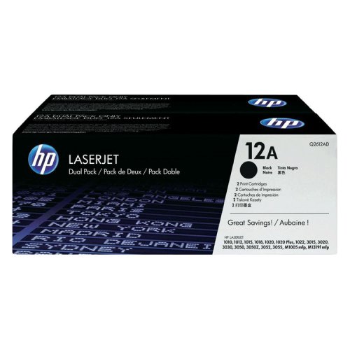 Картридж HP LJ 1010/1012/1015/1020/1022 DUAL PACK