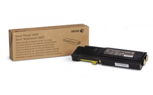 Тонер картридж Xerox PH6600/WC6605 Yellow (Max)