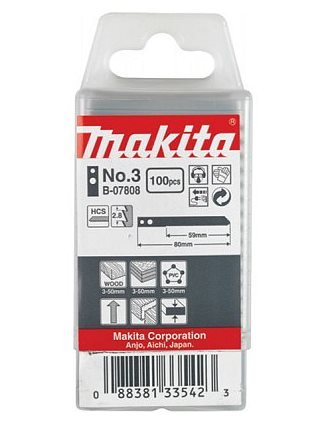 Набор пилок для лобзика Makita B-07814
