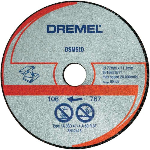Отрезной круг DREMEL DSM20 для металла и пластмассы (DSM510)