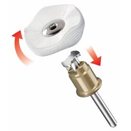 DREMEL SpeedClic™: матерчатый полировальный диск. (423S)