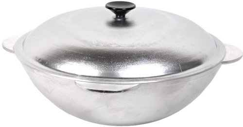 Казан татарский с крышкой Силумин 6 л БКТД06к