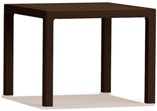 Стол пластиковий Keter Melody Quartet коричневый