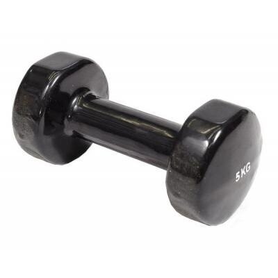 Гантель с виниловым покрытием 5кг HouseFit D086-5