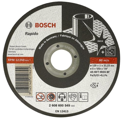 Круг отрезной Bosch 230х2 нерж.