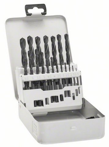 Набор сверл по мет. Bosch HSS-G 19шт.(1-10мм)