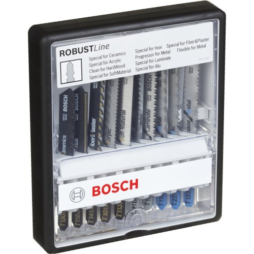 Набір з 10 пильних полотен Bosch Robust Line Top Expert