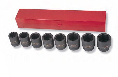 Набір ударних торцевих головок 3 / 4'DR 26-38 мм, 8 пр JONNESWAY S03A6108S