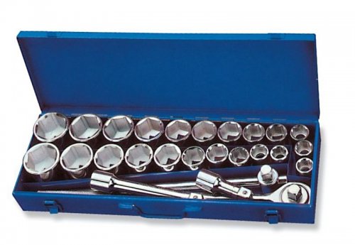 Набір торцевих головок і аксесуарів 3/4 "DR, 27 предметів JONNESWAY S04H6327S