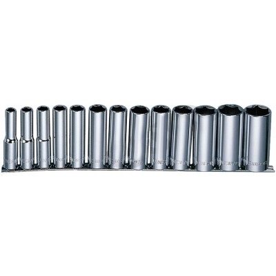 Набор торцевых головок хромованих 1/2'DR удлиненных JONNESWAY S05HD4113S