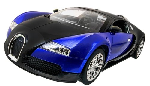 Машинка Meizhi р/у 1:14 Bugatti Veyron (синий)