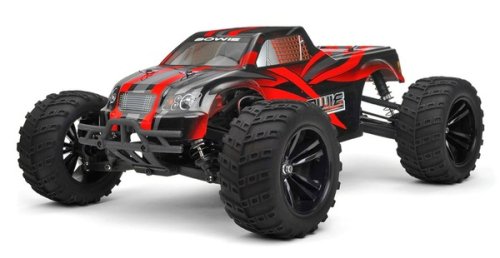 Автомодель Himoto Монстр 1:10 Bowie E10MTL бесколлекторный (красный)