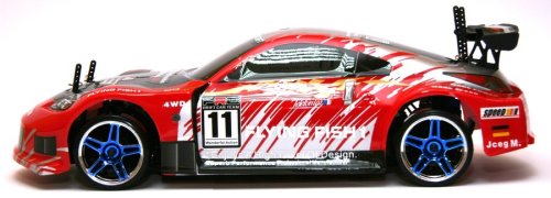 Автомодель Himoto Дрифт 1:10 DRIFT TC HI4123BL бесколлекторная (красный)