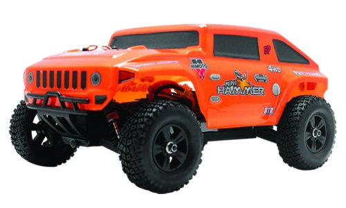 Автомодель Himoto Хаммер 1:18 Mini Hummer E18HM (оранжевый)