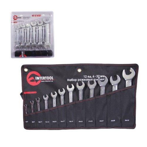 Набор рожковых ключей INTERTOOL XT-1102