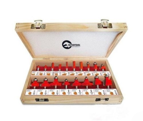 Набор фрез по дереву INTERTOOL HT-0080