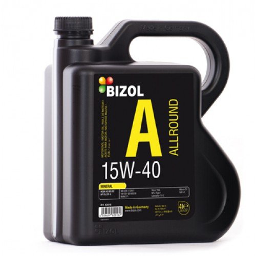 Моторное масло BIZOL Allround 15W-40 4л