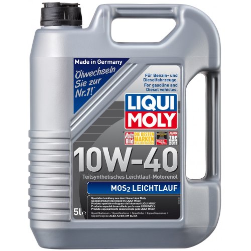 Моторное масло Liqui Moly MoS2 Leichtlauf 10W-40 5л