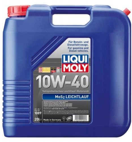 Моторное масло Liqui Moly MoS2 Leichtlauf 10W-40 20л