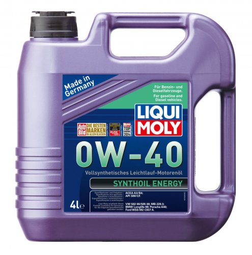 Моторна олива Liqui Moly Synthoil Energy 0W-40 4л