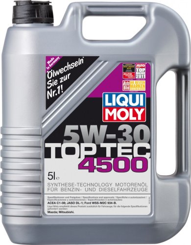 Моторное масло Liqui Moly Top Tec 4500 5W-30 5л