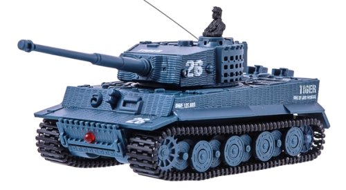 Танк микро Great Wall Toys р/у 1:72 Tiger со звуком (серый)