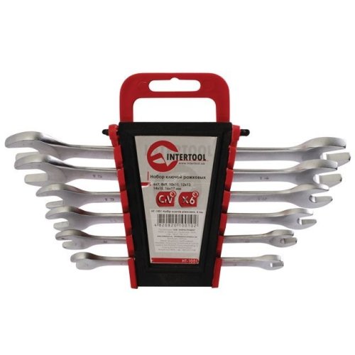 Набор рожковых ключей INTERTOOL HT-1001