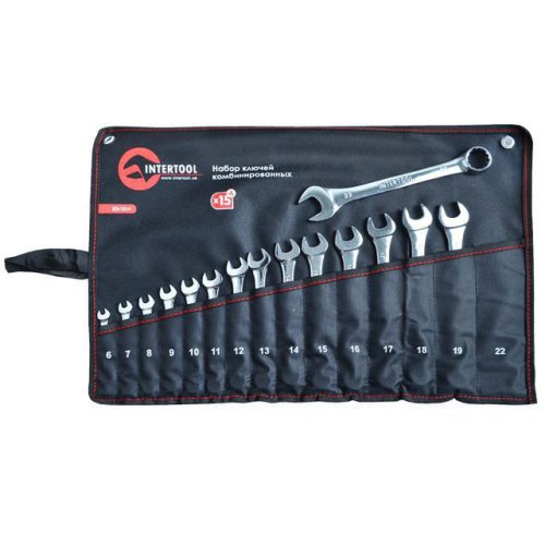 Набір комбінованих ключів INTERTOOL XT-1514