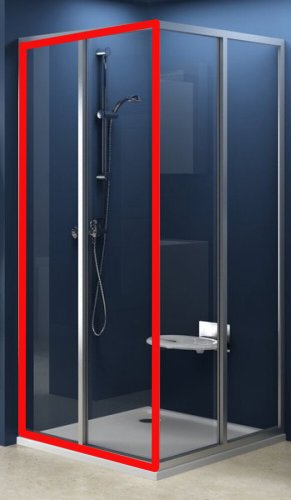 Элемент душевого уголка Ravak Supernova 90 см SRV2-90 S белий+pearl