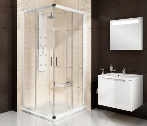 Душова кабіна Ravak BLRV 2-80 satin (Transparent)