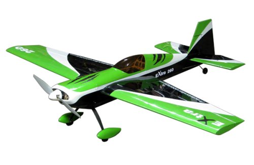 Літак Precision Aerobatics р / к Extra 260 1219мм ARF (зелений)