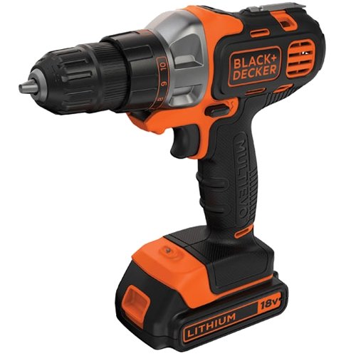 Многофункциональный инструмент шуруповерт BLACK&DECKER MT218KB
