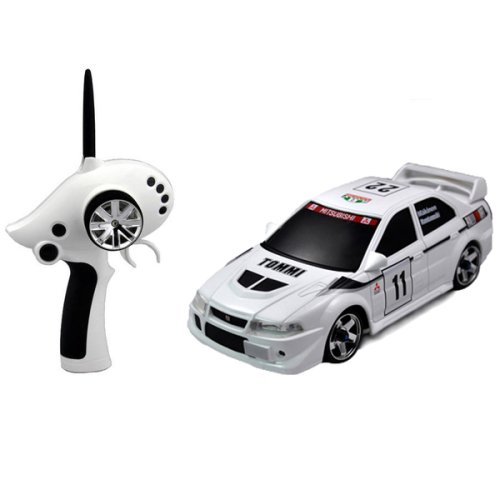 Автомодель Firelap р/у 1:28 IW04M Mitsubishi EVO 4WD (белый) FLP-405G4w