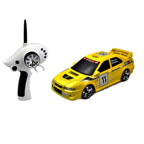 Автомодель Firelap р/у 1:28 IW04M Mitsubishi EVO 4WD (желтый) FLP-405G4y